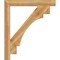 Ekena Millwork Merced Block Rough Sawn Bracket, Western Red Cedar, 4"W x 36"D x 42"H BKT04X36X42MRC05RWR - alternate 3